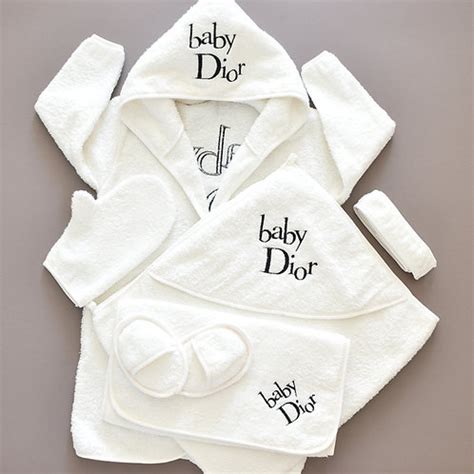 baby dior mütze|baby dior bathrobe.